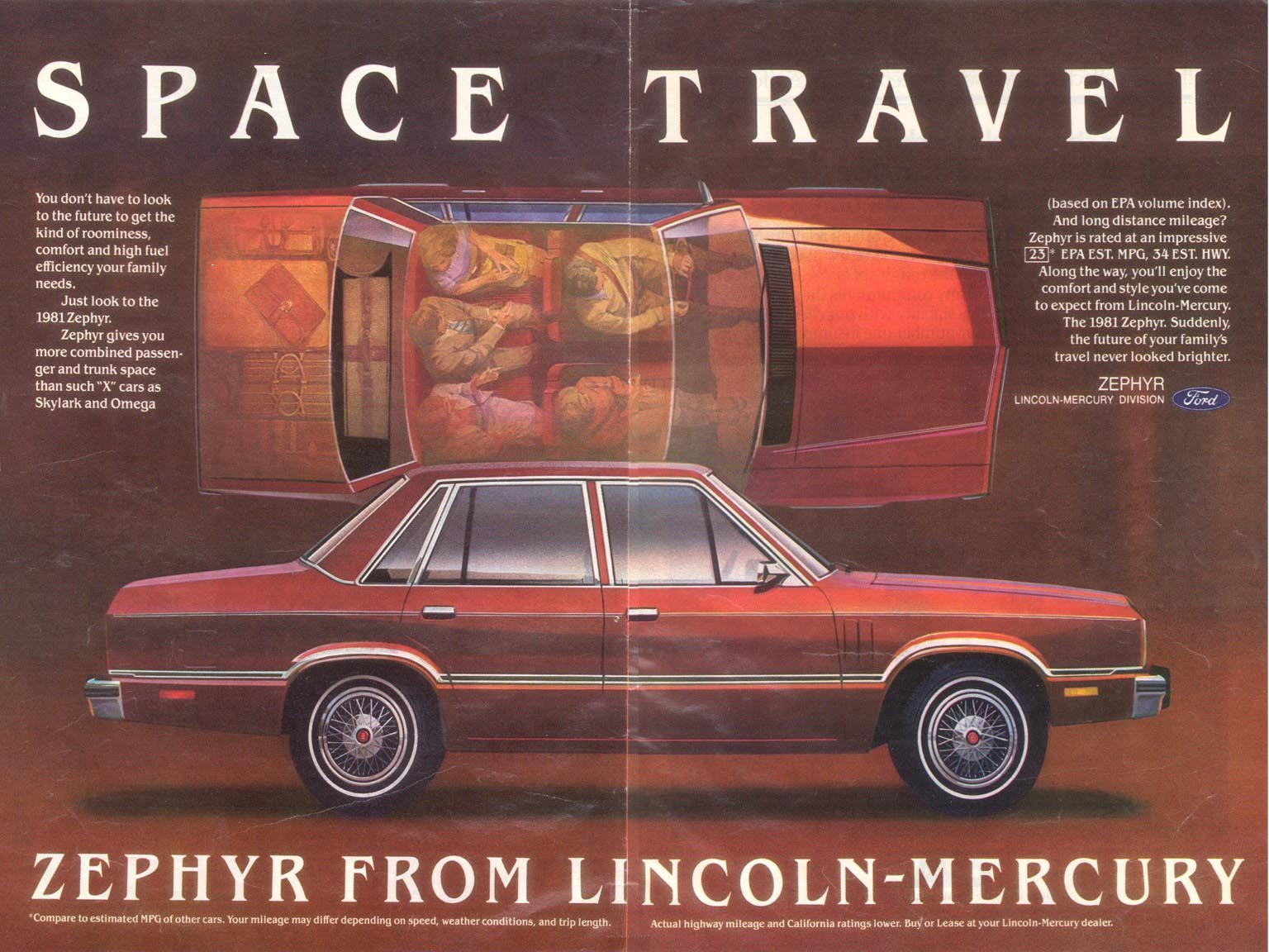1981 Mercury Auto Advertising